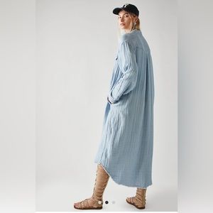 Like New Free People Funerals Cinderella Story Shirtdress